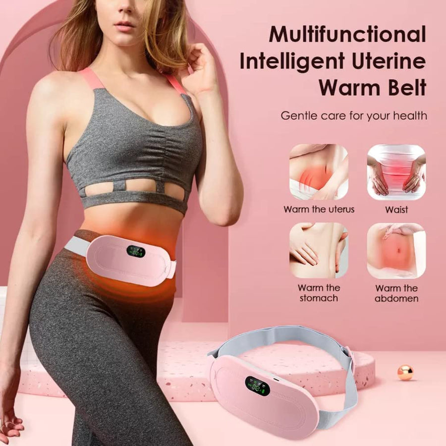 Period Cramp Relief Massager with Heating Pad