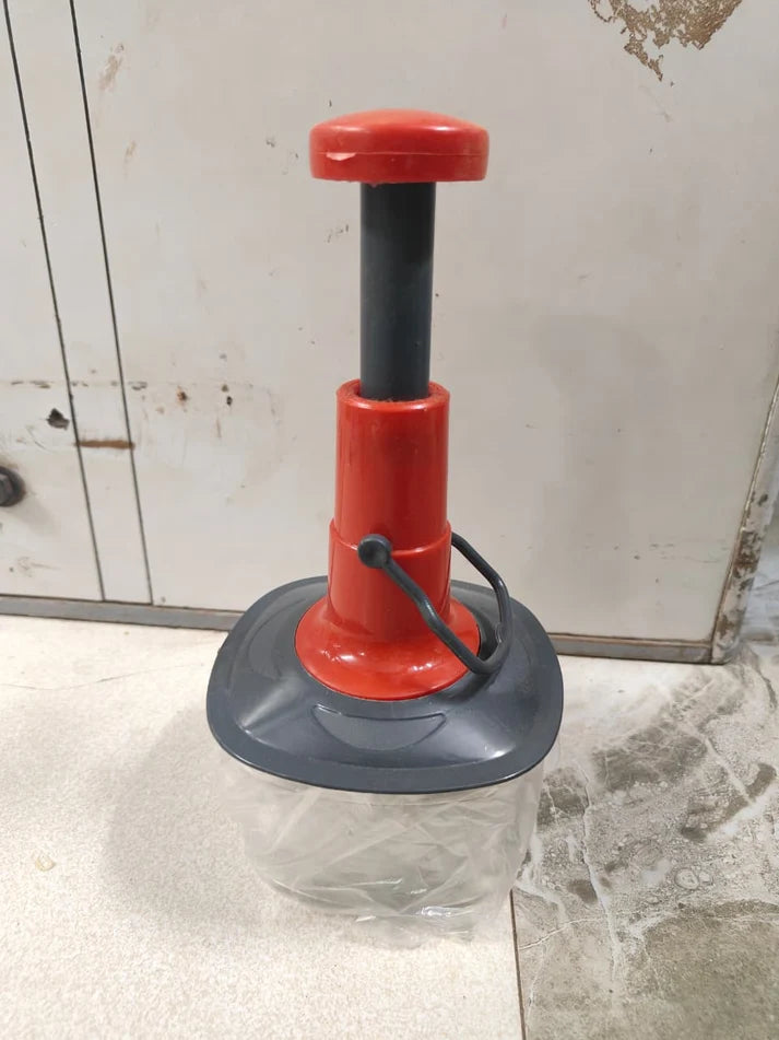 Manual Push Food Chopper | Fast Vegetable & Onion Cutter